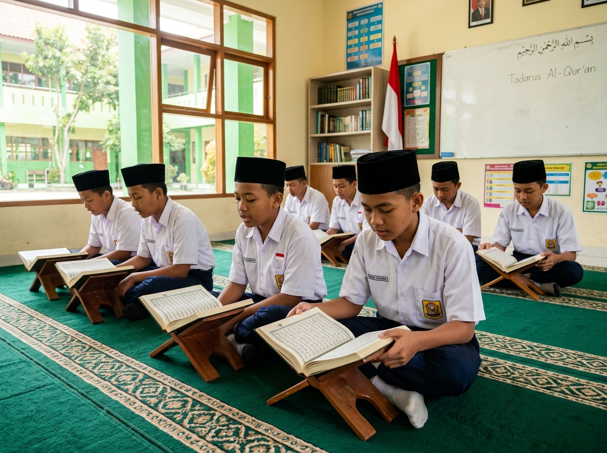Santri Tahfidz MTs Al Ikhwan